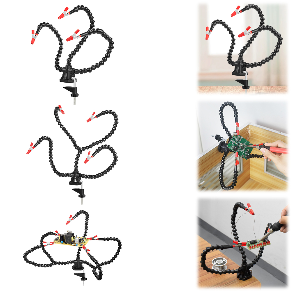 Gadgets For Electronics - Desk Clamp Soldering Third Hand Tool