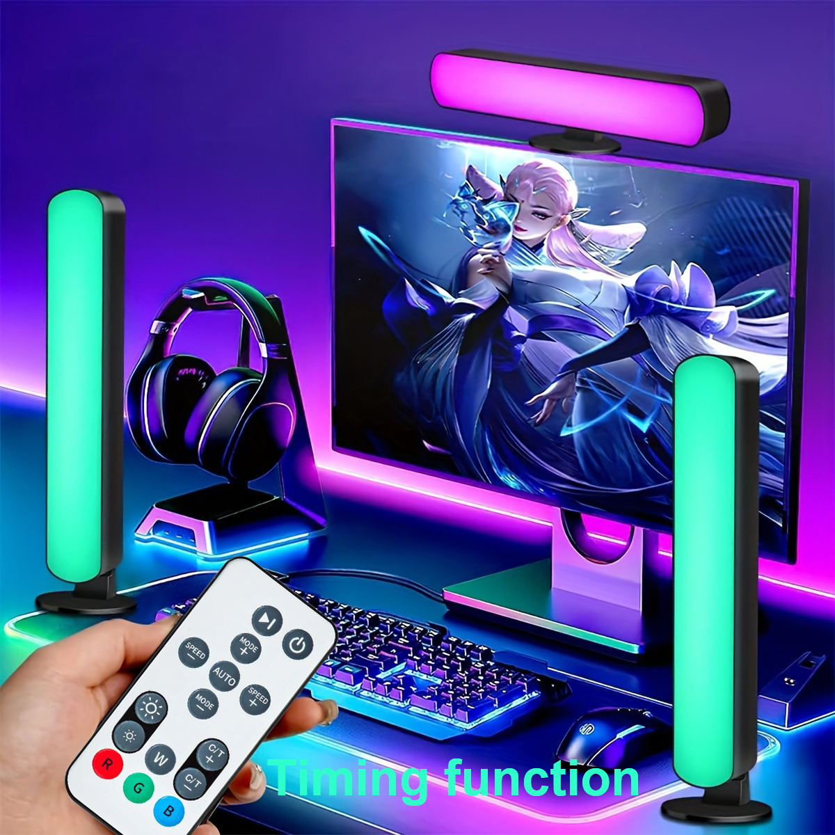 1pc Computer Desktop Decorativ – обзор и цена Rgb Desk Lamp Smart
