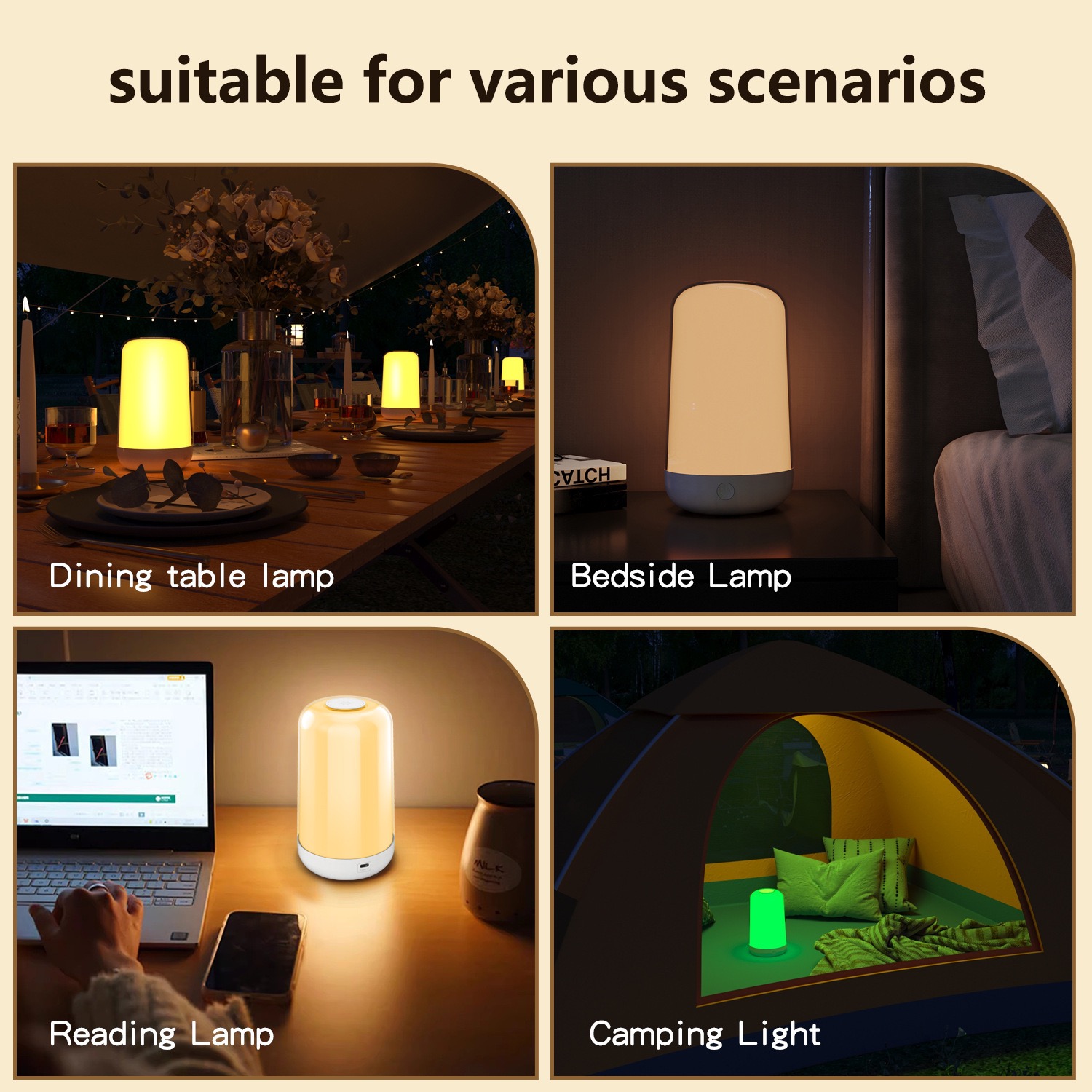 Smart Touch Table Lamp Works w – обзор и цена Rgb Desk Lamp Smart