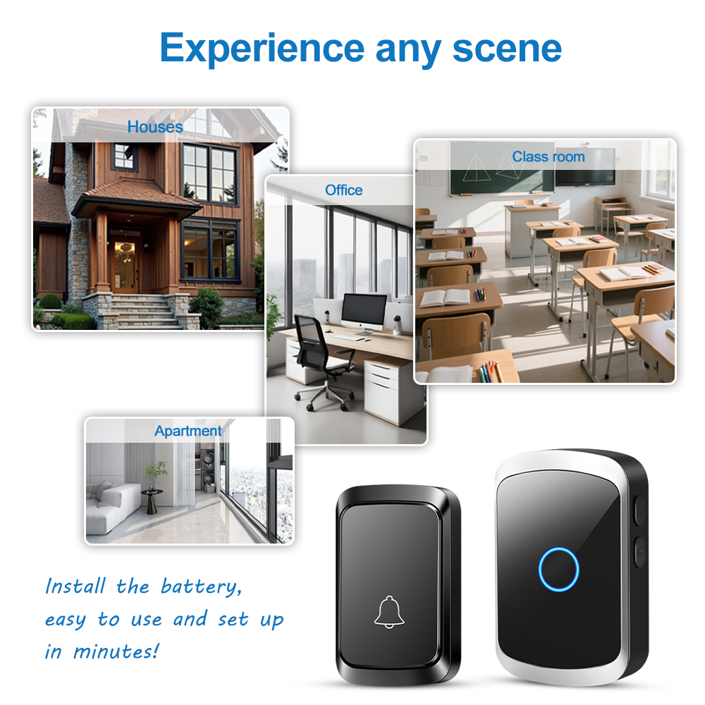 Smart Wireless Doorbell Door C – обзор и цена Electronics Gadgets For Home
