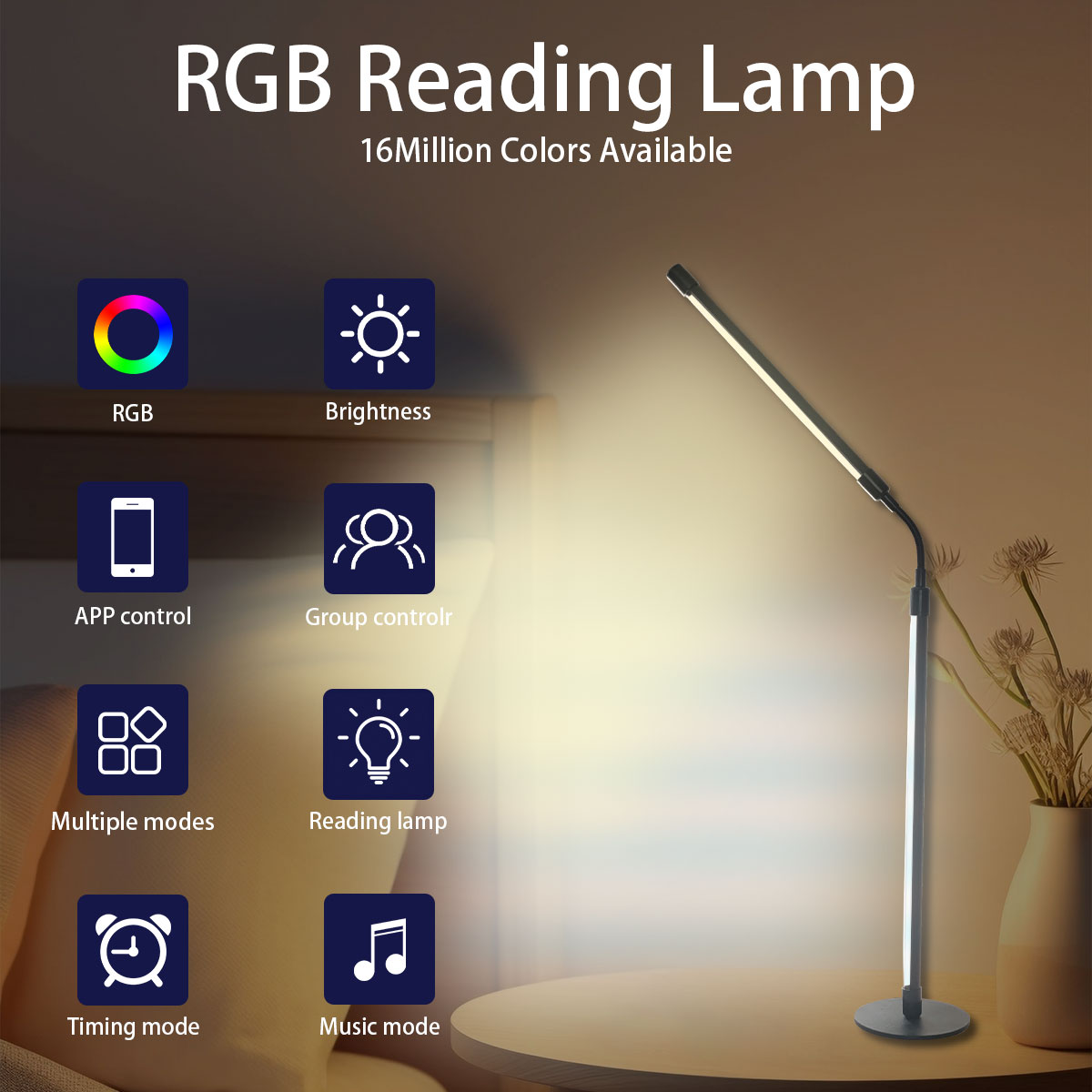 Smart Rgb Color-Changing Led D – обзор и цена Rgb Desk Lamp Smart