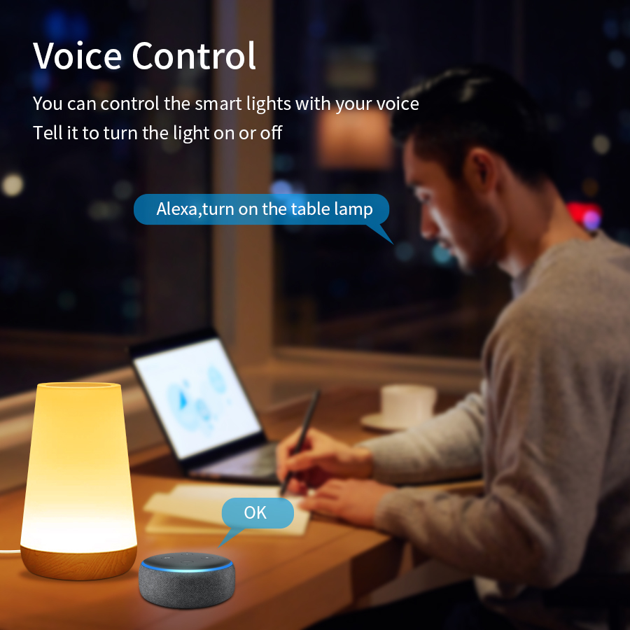 Tuya WiFi Smart Table Lamp Dim – обзор и цена Rgb Desk Lamp Smart