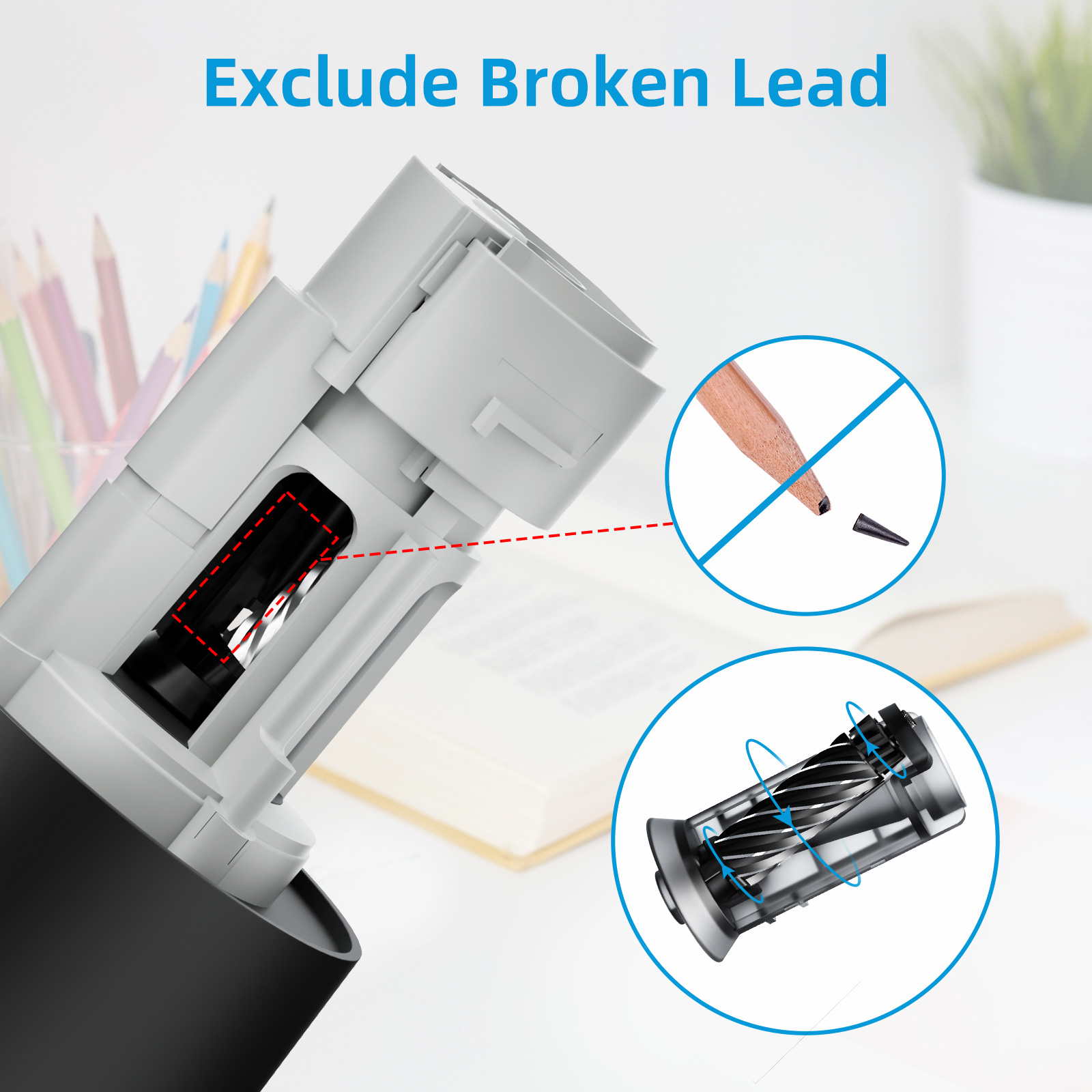 Electric Automatic Pencil Shar – обзор и цена Electronics Gadgets For Home
