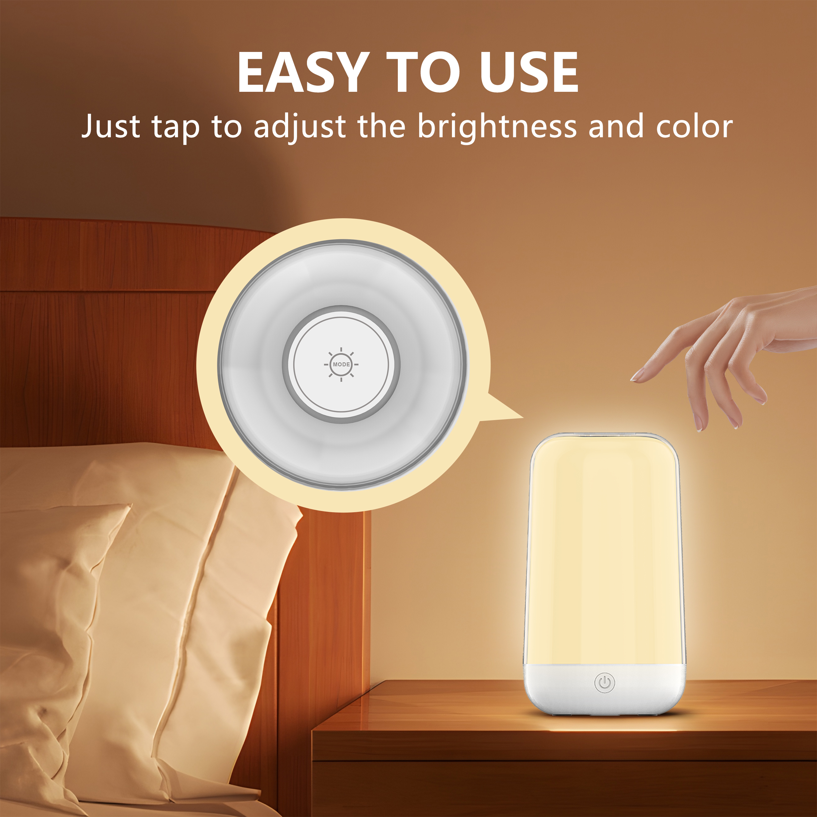 Smart Touch Bedside Table Lamp – обзор и цена Rgb Desk Lamp Smart
