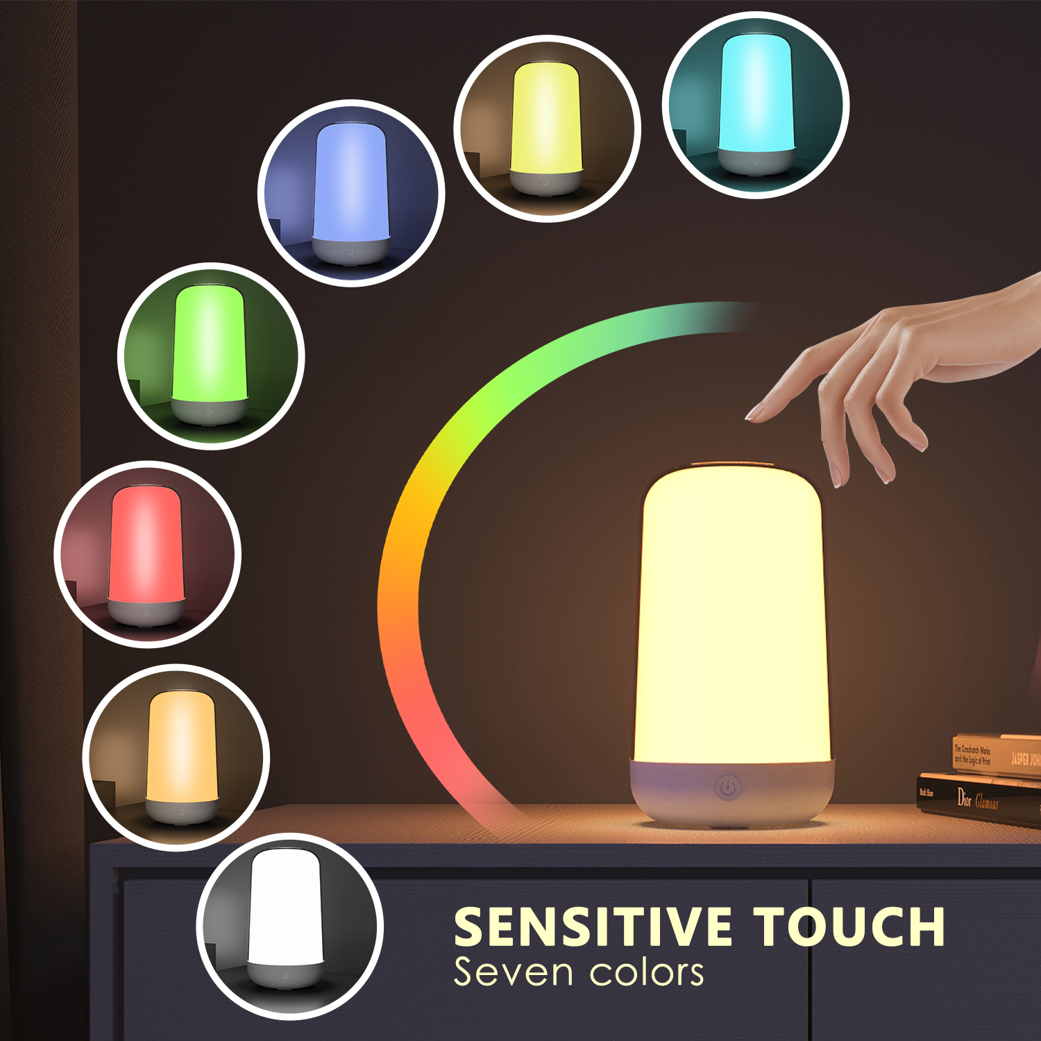 Smart Touch LED Night Light RG – обзор и цена Rgb Desk Lamp Smart