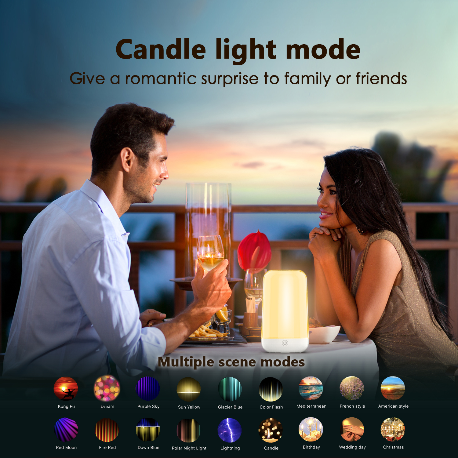 Smart Touch LED Night Light RG – обзор и цена Rgb Desk Lamp Smart
