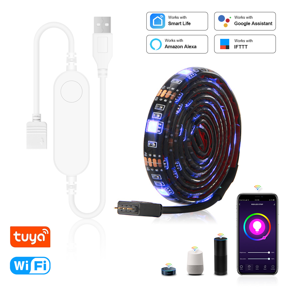 USB LED Strip DC 5V 50CM 1M 2M – обзор и цена Rgb Desk Lamp Smart