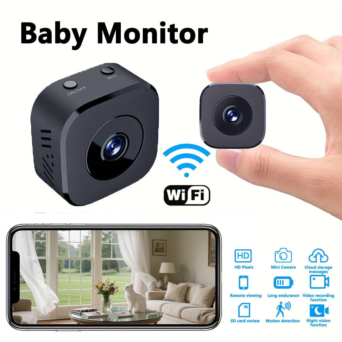 1080P HD Mini WiFi Camera Indo – обзор и цена Compact Camera Mirrorless