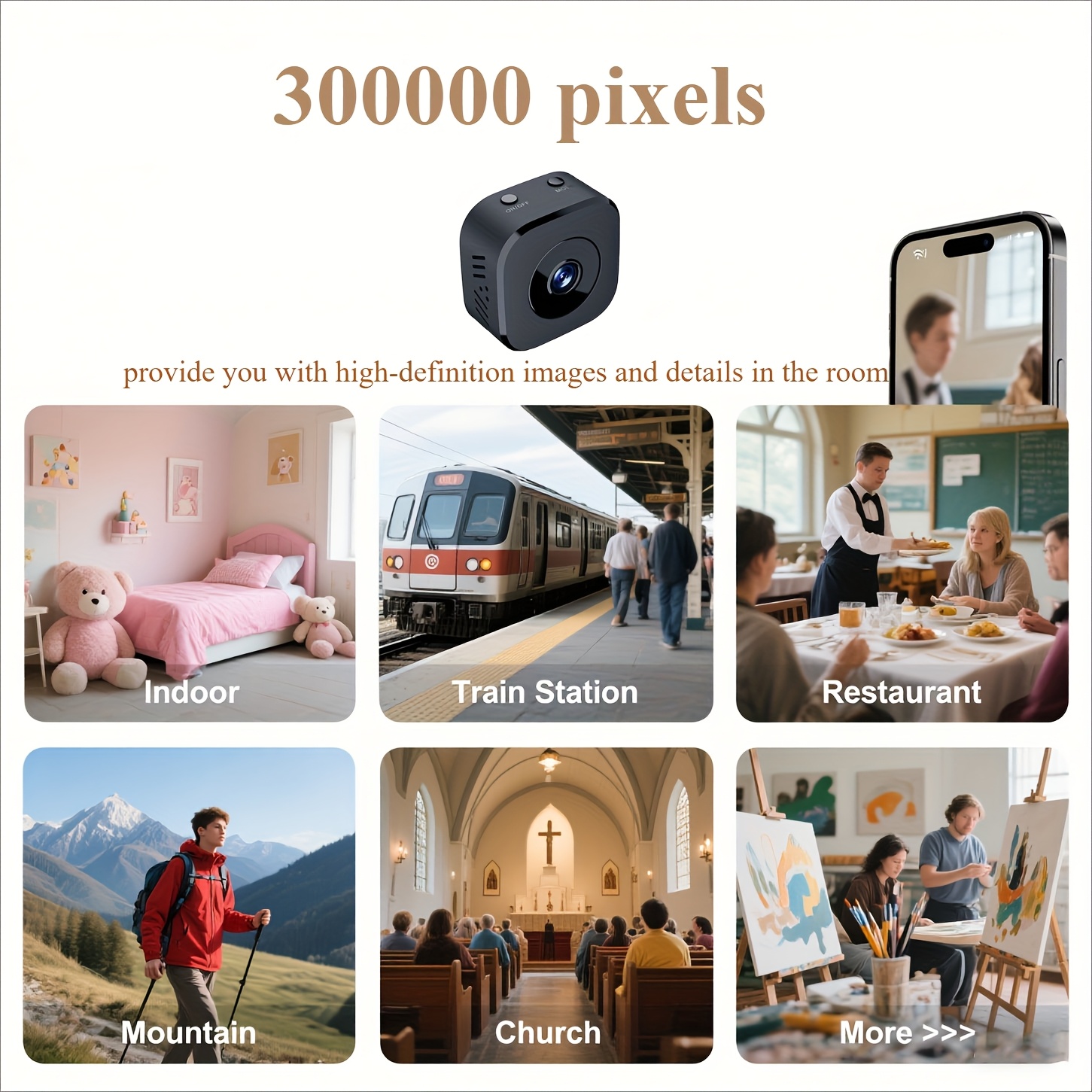 1080P HD Mini WiFi Camera Indo – обзор и цена Compact Camera Mirrorless