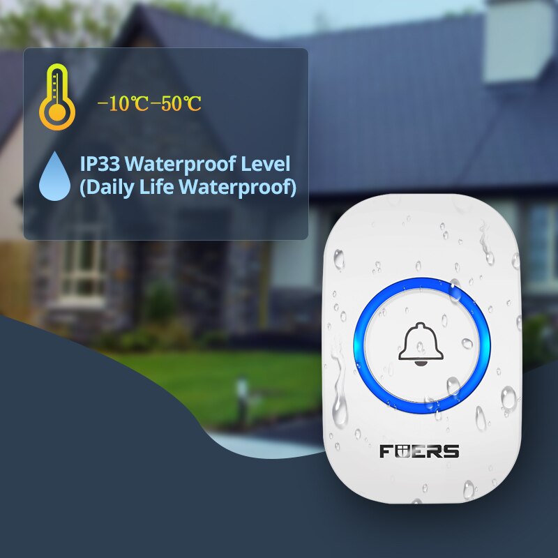 Fuers Wireless Doorbell Waterp – обзор и цена Electronics Gadgets For Home