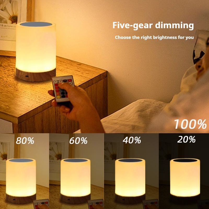 16 Colors Smart Touch Bedside  – обзор и цена Rgb Desk Lamp Smart